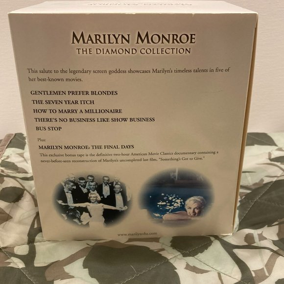Marilyn Monroe 6 VHS box set by 20'th Century Fox. The Diamond Collection. - Picture 4 of 7